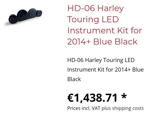 Durres, shes Instrument digital per Modelet Harley-Da 850 Euro