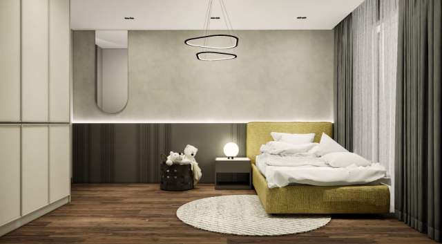 Tirane, jepet me qera apartament 2+1+BLK Kati 11, 1.800 Euro (Ambasador 3,Air Albania)