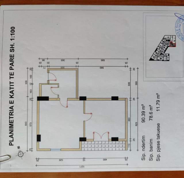 Tirane, shitet apartament 1+1 Kati 2, 91 m² 72.800 Euro (Yzberisht, BLV i Ri)