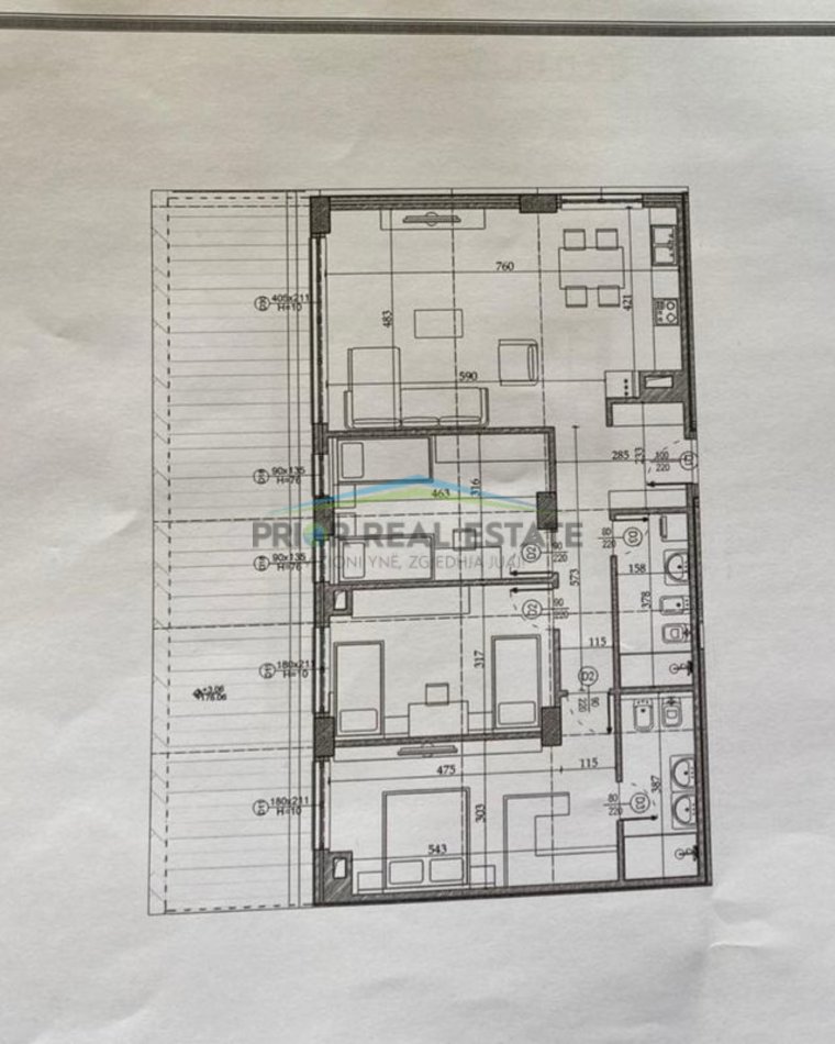 Tirane, shitet apartament 3+1+Ballkon Kati 3, 144 m² 295.000 € (Residenca Kodra e Diellit)