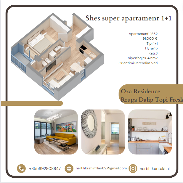 Shes apartament 1+1