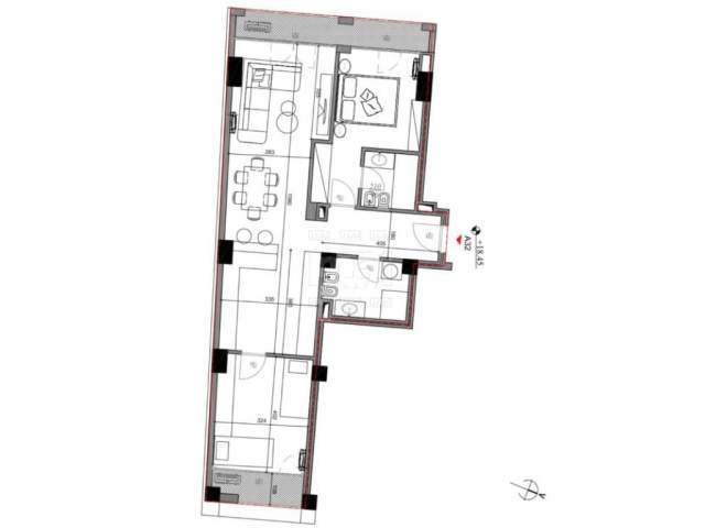 Tirane, shes apartament 2+1+BLK 116 m² 161.500 Euro (Selvia)