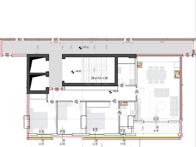 Tirane, shes apartament 3+1+BLK Kati 7, 142 m²  (rruga Kavajes)