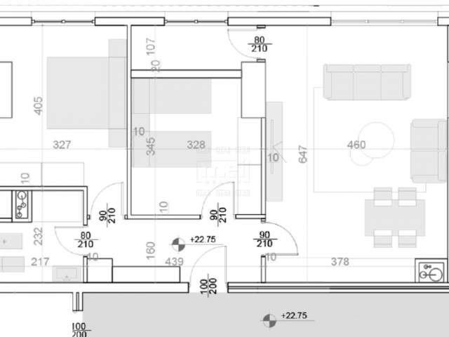 Tirane, shes apartament 2+1+BLK 94 m²  (rruga Kavajes)