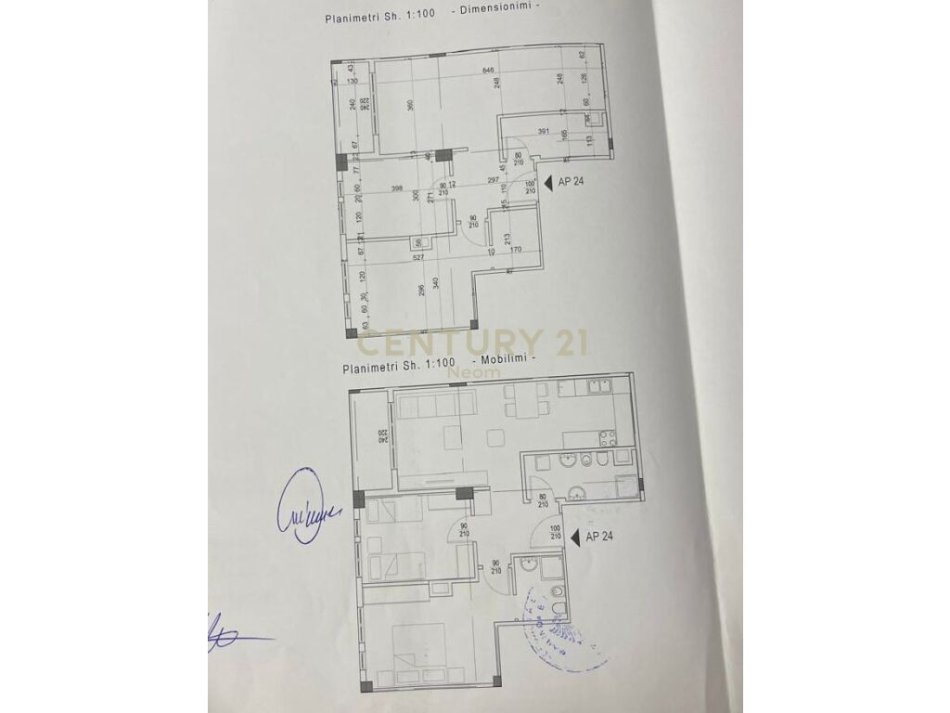 Tirane, shitet apartament 2+1+Ballkon Kati 2, 103 m² 165.000 € (ISH FUSHA E AVIACIONIT)