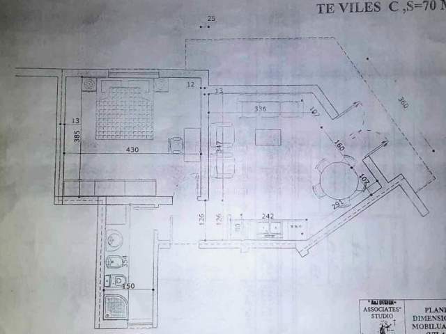 Tirane, shes apartament 1+1+BLK Kati 5, 70 m² 42.000 Euro (Golem)