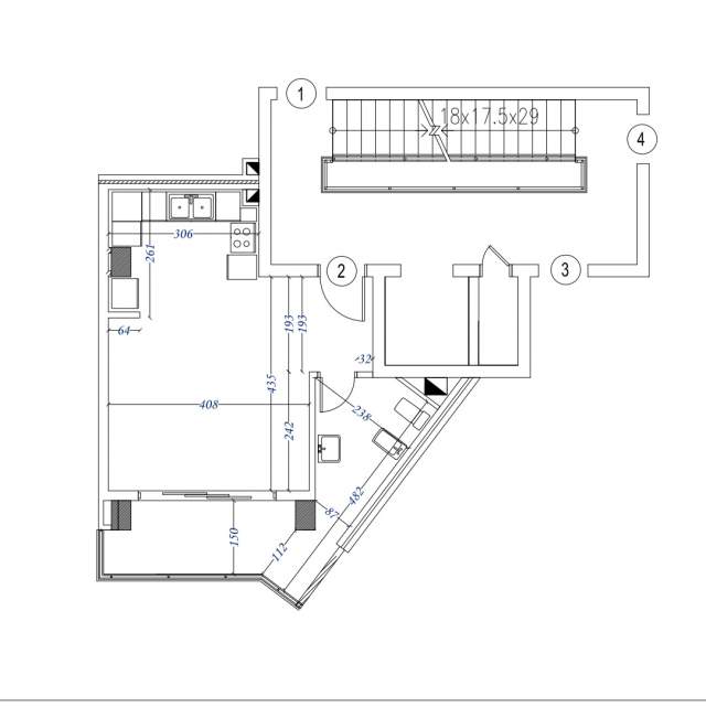 Tirane, shitet apartament Kati 2, 49 m² 58.800