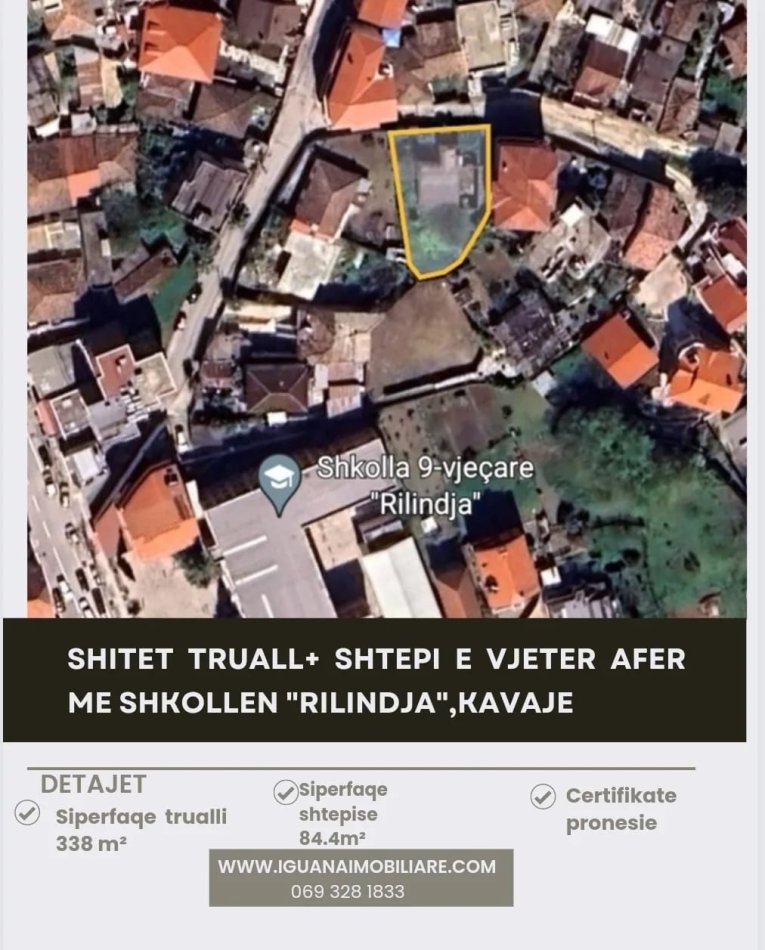 Kavaje, shitet truall , 440 m² 55.000 € (Afer shkolles,Rilindja,Kavaje)