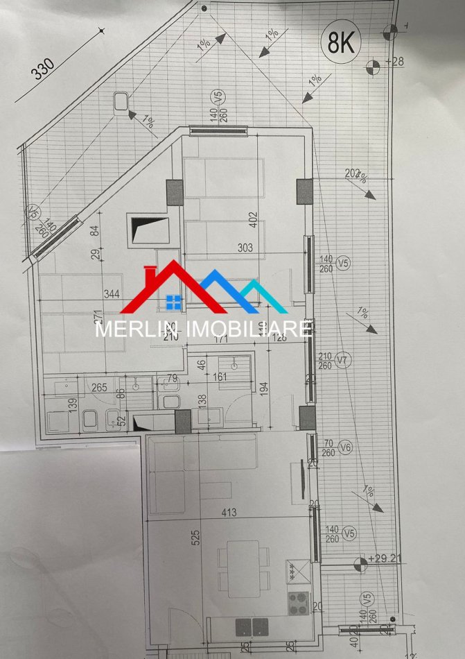 Tirane, shitet apartament 2+1 Kati 8, 135 m² 276.000 € (KOMUNA E PARISIT)