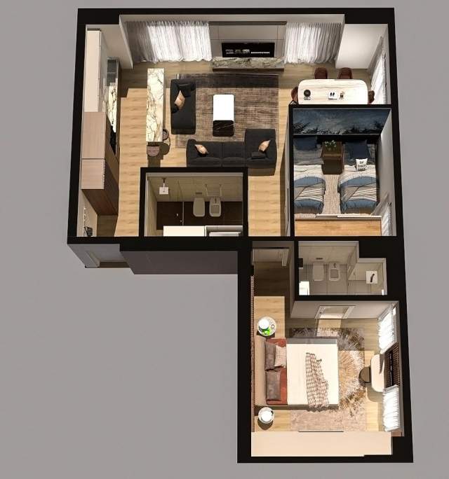 Tirane, shitet apartament 2+1 Kati 10, 125 m² 270.000 Euro (Rruga e Kavajes)