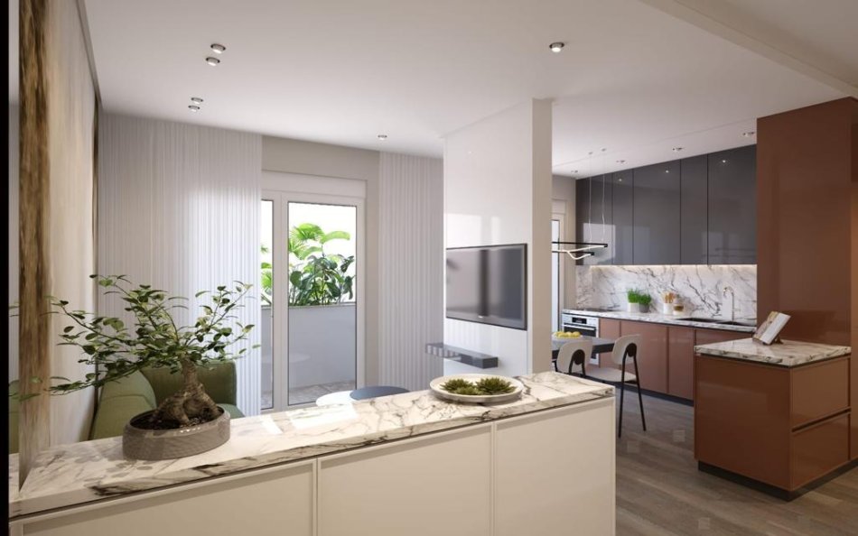 Tirane, jepet me qera apartament 2+1 Kati 2, 120 m² 450 € (Rruga 5 Maji - Tregu i Madh)