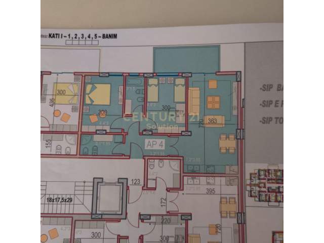 Tirane, shitet apartament 2+1+BLK Kati 5, 101 m² 85.000 Euro (Unaza e re, Astiri)