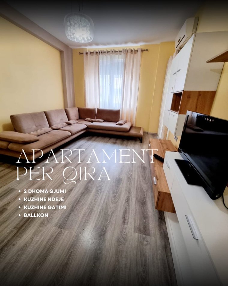 Tirane, jepet me qera apartament 2+1+Ballkon Kati 5, 120 m² 500 € (Astir)