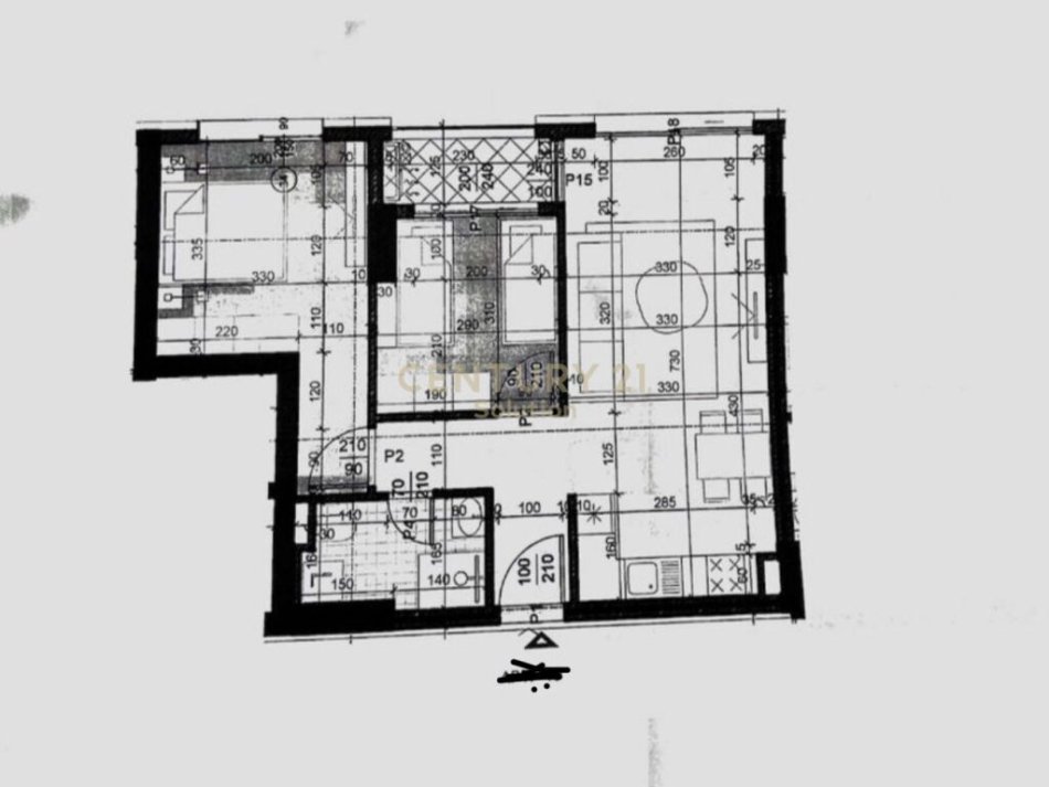 Tirane, shitet apartament 2+1+Ballkon Kati 7, 124.000 € (2+1 TEK RRUGA E KAVAJES, Fabrika e Birres "Tirana", prane Pallatit me Shigjeta)