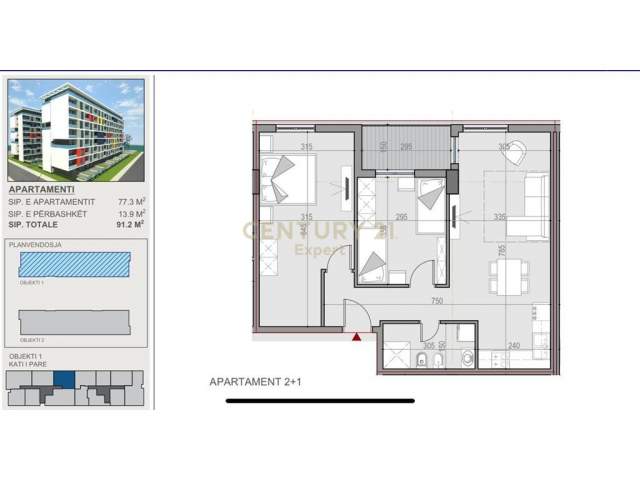 Tirane, shesim apartamente te UNIVERS CITY te QTU me cmim 700 Euro/m2