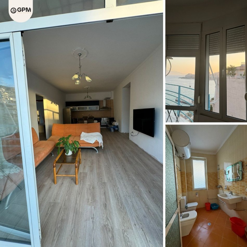 Apartament 2+1 ne shitje ne Sarande buze detit