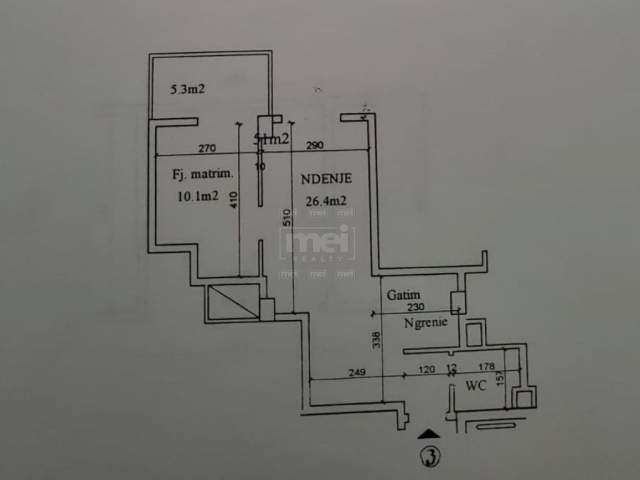Tirane, shes apartament 1+1+BLK 62 m² 89.000 Euro (Xhamia e Tabakeve)