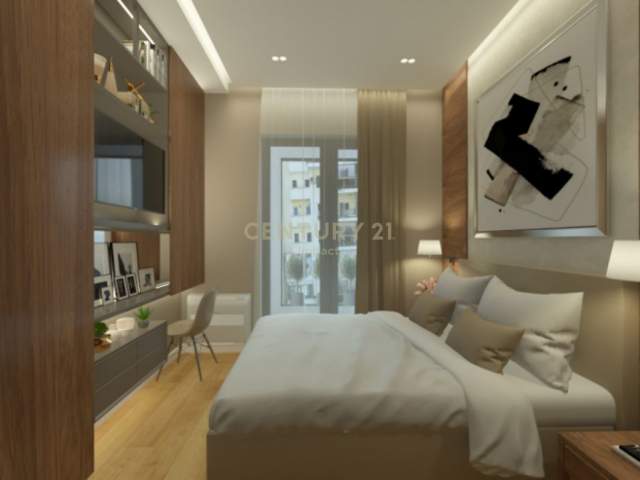Tirane, jepet me qera apartament luksoz 1+1+post parkimi te 21 Dhjetori, Kati 2, 76 m² 700 Euro (SQUARE 21)