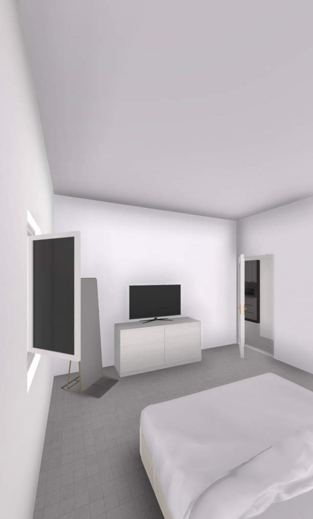 Tirane, shitet apartament 1+1 Kati 0, 52 m² 1.100 Euro/m2 (Rruga e Thesarit)