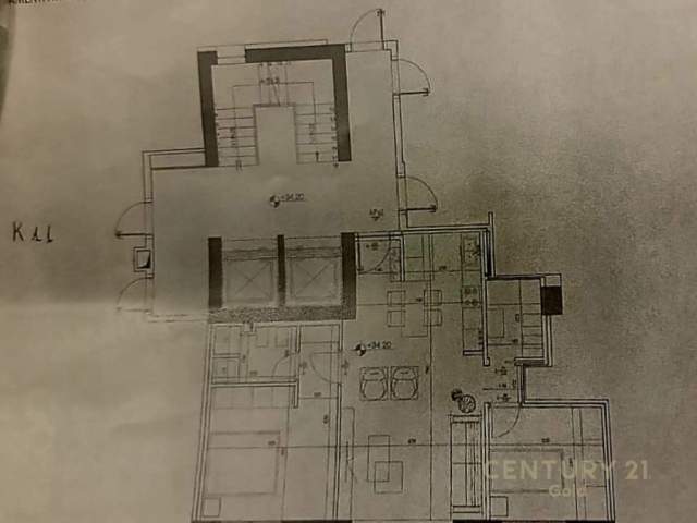 Tirane, shitet apartament 2+1+A+BLK Kati 11, 107 m² 102.000 Euro (ferit xhajko)