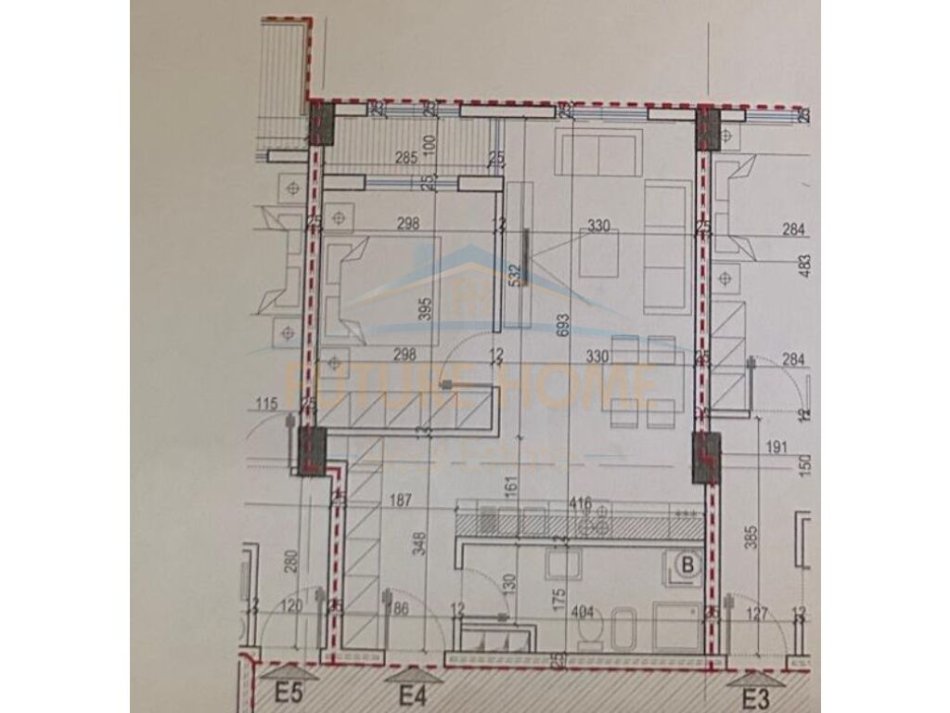 Tirane, shitet apartament 1+1 Kati 5, 71 m² 115.000 € (DRITAN HOXHA)