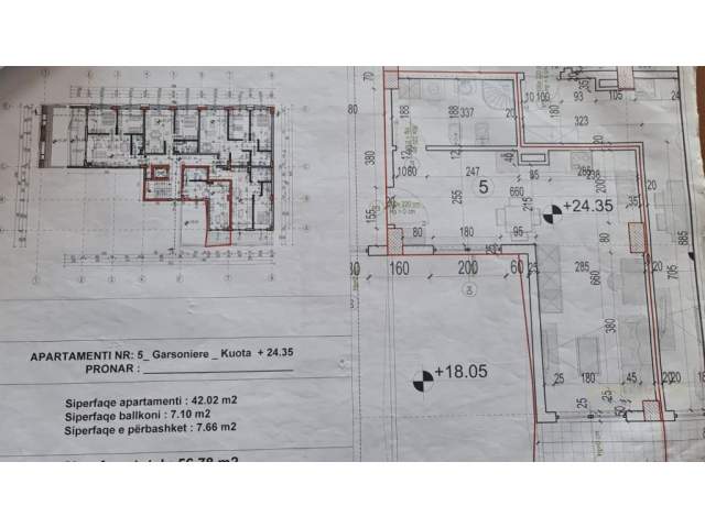 SHITET APARTAMENT 1+1 TEK MEDRESEJA! Kati 3, 57 m² 79.000 Euro