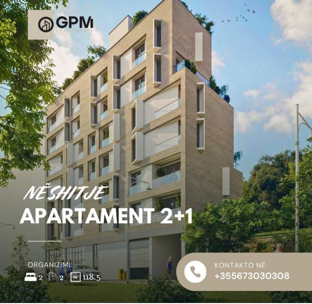 Tirane, shes apartament 2+1 118 m² 1.800 Euro/m2 tek Liqeni i Thate