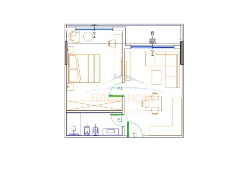 Durres, shitet apartament 1+1+Ballkon Kati 2, 67 m² 80.280 € (GOLEM SHQIPERIA)