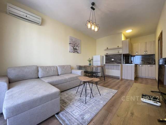 Tirane, jepet me qera apartament 1+1+BLK 450 Euro (Komuna e Parisit)