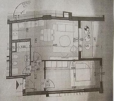 Tirane, shitet apartament 1+1 Kati 3, 70 m² 95.000 € (Porcelan)