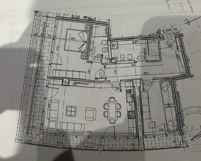 Tirane, shes apartament 2+1+Ballkon Kati 4, 133 m² 378.000 € (Lake View Residence)