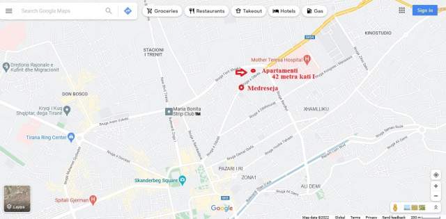Tirane, shes apartament 1+1+A+BLK Kati 0, 42 m² 45.000 Euro (Rruga Ferit Xhajko)