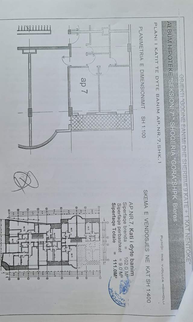 Tirane, shitet apartament 2+1+A+BLK Kati 2, 111 m² 125.000 Euro (Astir, prane Bar Artisti.)