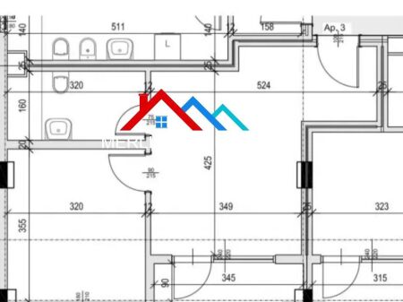 SHITET APARTAMENT 2+1+1 TEK KAFJA E REMES NE RRUGEN MYSLYM KETA.