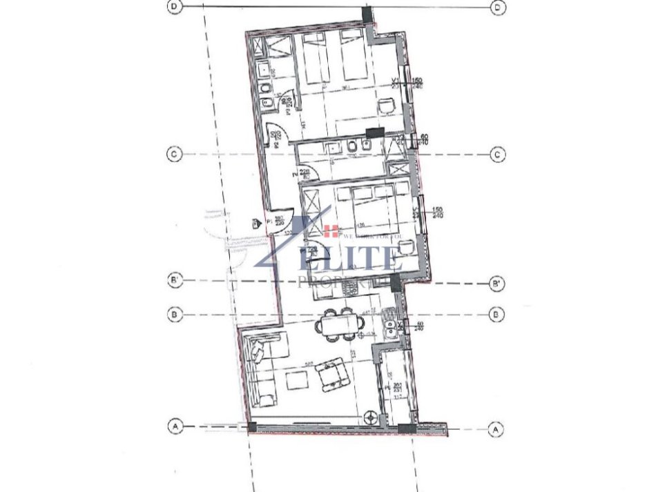 Tirane, shitet apartament 2+1+Ballkon Kati 1, 116 m² 162.554 € (Siri Kodra)