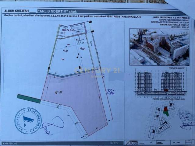 Tirane, jepet me qera ambjent biznesi Kati 0, 423 m² 3.080 Euro (Rruga e Dibres)