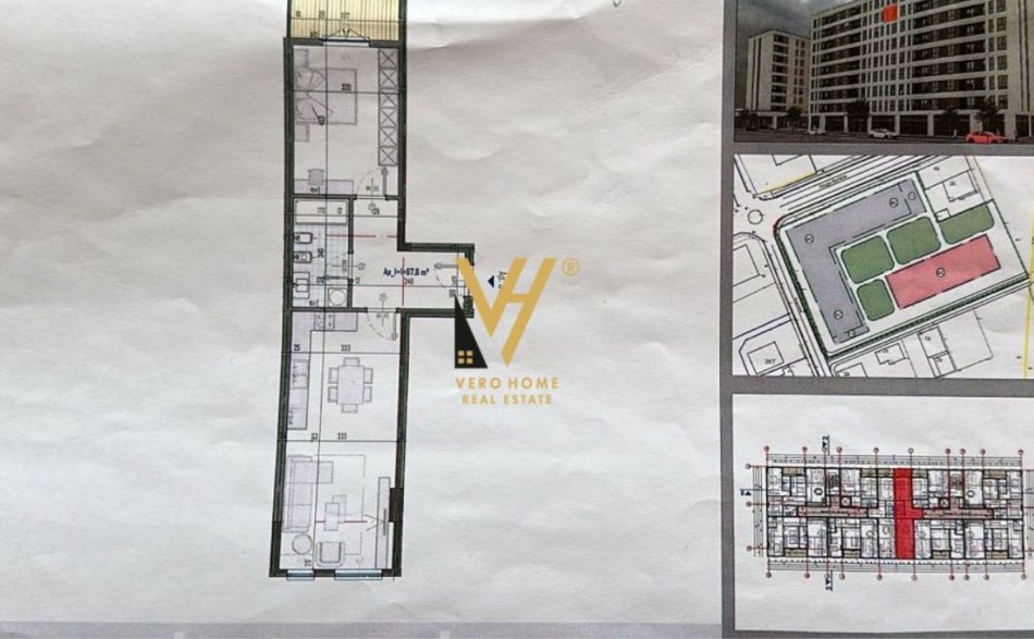 Tirane, shitet apartament 1+1+Ballkon Kati 7, 78 m² 65.000 € (KAMEZ)
