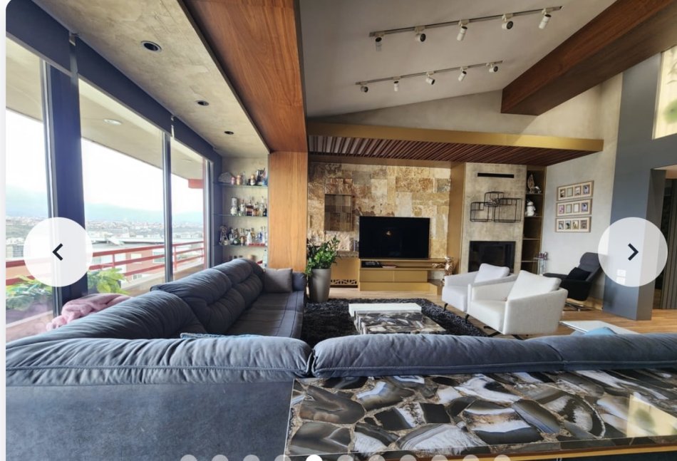 Tirane, jepet me qera apartament duplex 2 Katshe Kati 4, 310 m² 1.950 € (Peti)