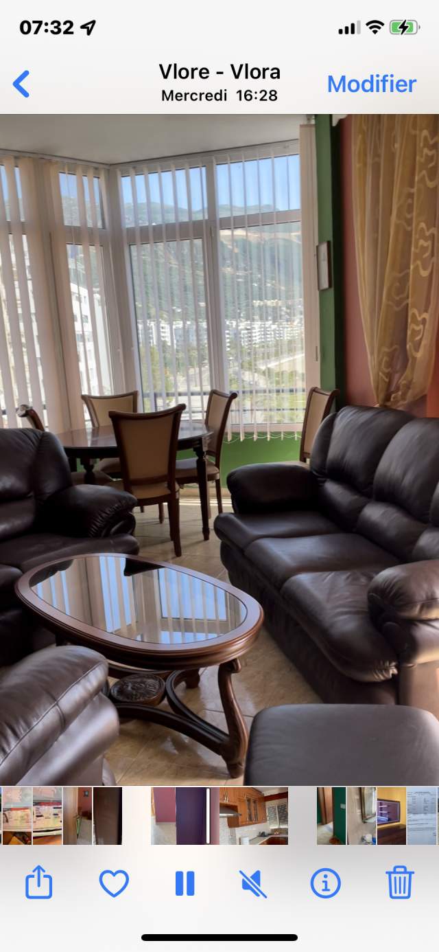 Vlore, jepet me qera apartament, Kati 6, 90 m², 400 Euro (Lungomare)