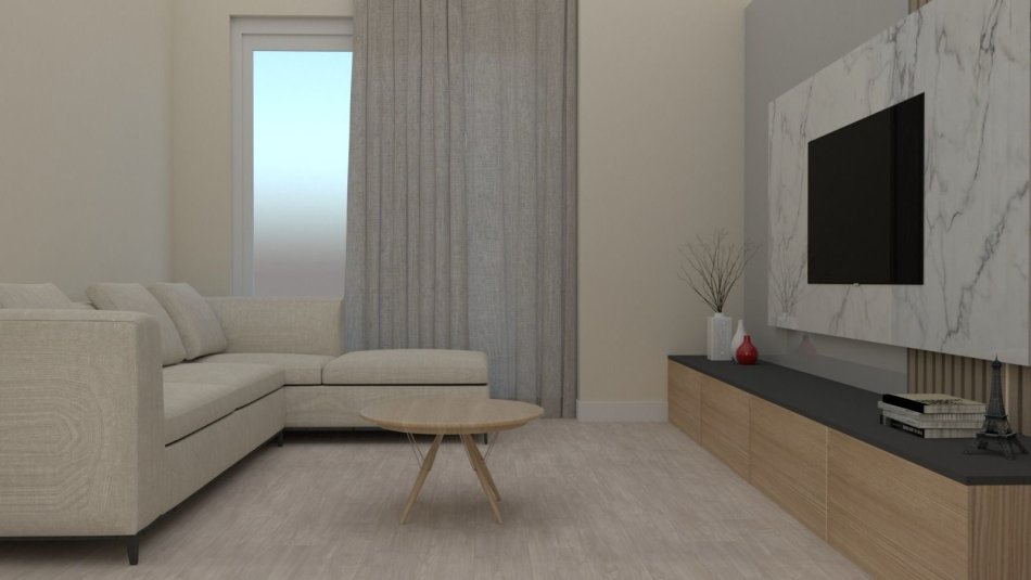 Tirane, shitet apartament 1+1+Ballkon Kati 3, 55 m² 90.300 € (Ali Demi - Te Mangalemi)