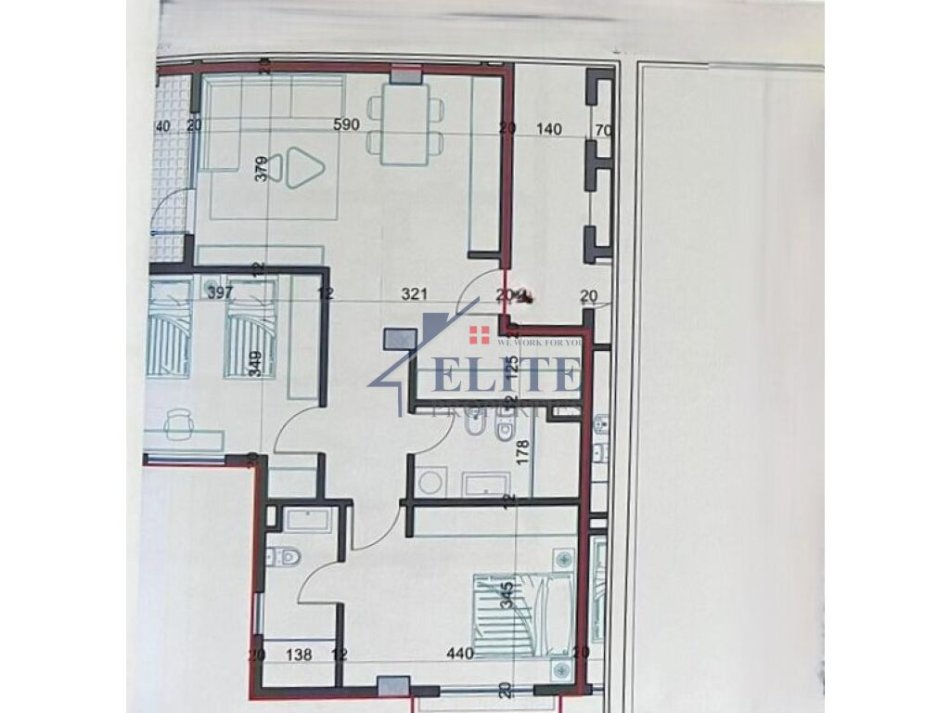 Tirane, shitet apartament 2+1+Ballkon Kati 3, 107 m² 80.198 € (Kamez)