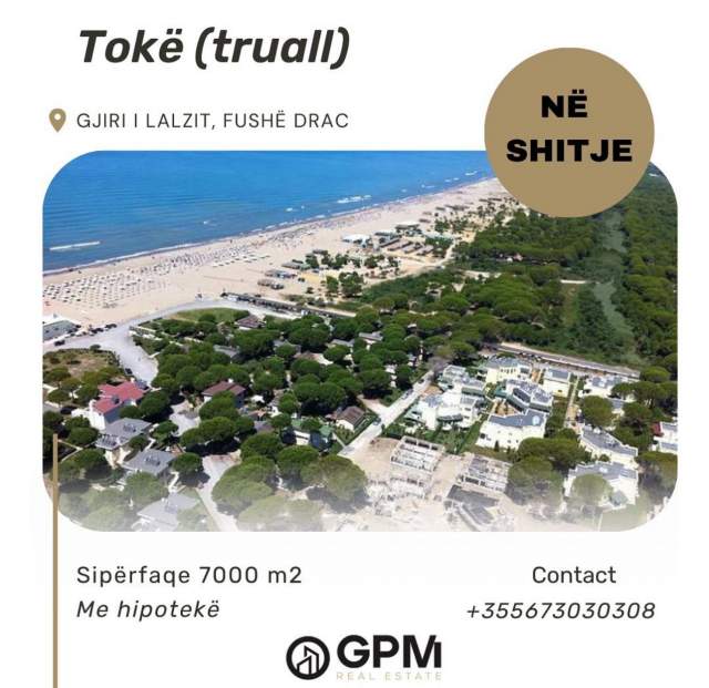 Durres, shes truall 7.000 m² 315.000 Euro (Fushe - Drac)