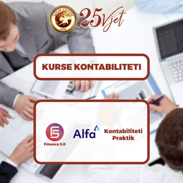 Tirane, ofrojme trajnime Kontabilitet/Financ Kurse Financa 5 Kontabiliteti praktik