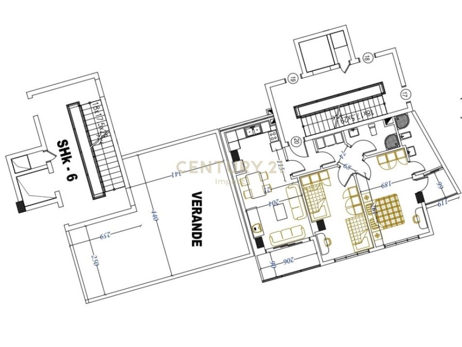 Tirane, shes apartament 2+1 Kati 8, 102 m² 144.900 € 