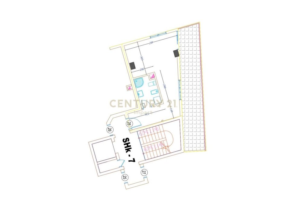 Tirane, shes apartament 1+1 Kati 9, 41 m² 60.900 € 