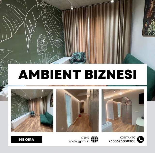 Tirane, jepet me qera ambjent biznesi Kati 1, 175 m² 2.500 Euro tek Rruga e Elbasanit