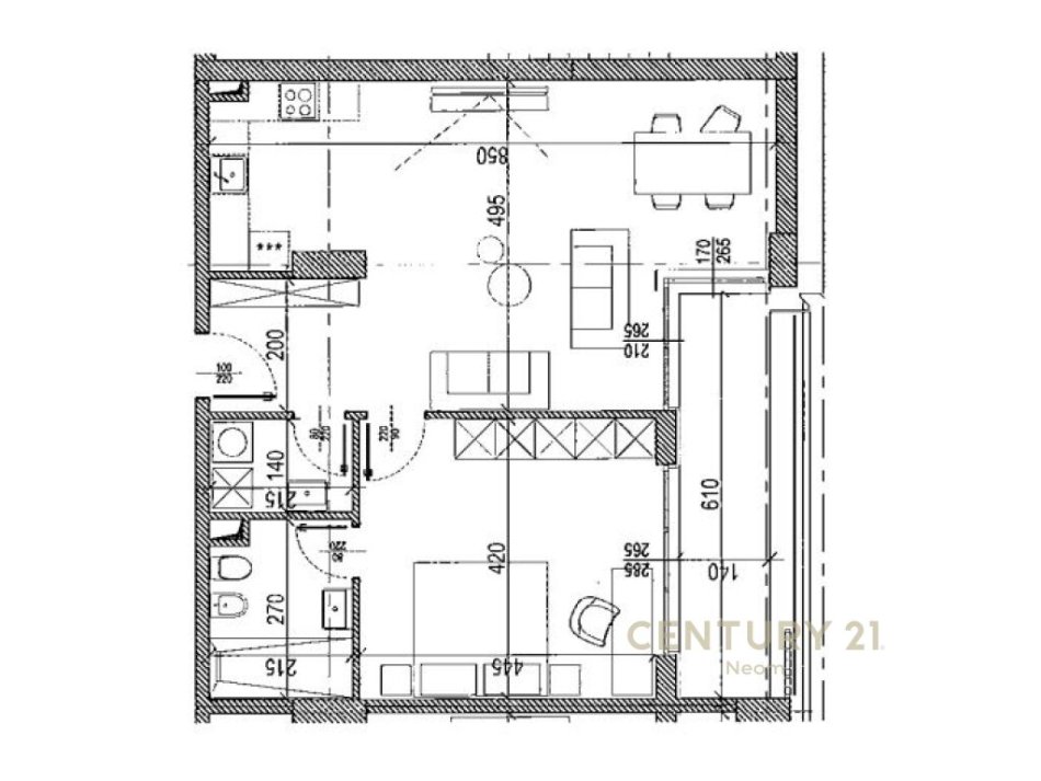 SHITET APARTAMENT 1+1 TE REZIDENCA RIVERSIDE‼️Neom92176