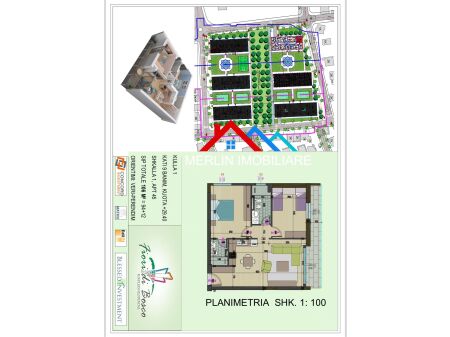 Tirane, shitet apartament 2+1 Kati 9, 106 m² 265.000 € (Don Bosko)
