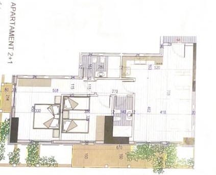 Tirane, shitet apartament 2+1+Aneks+Ballkon Kati 12, 119 m² 272.000 € (rruga e kavajes)