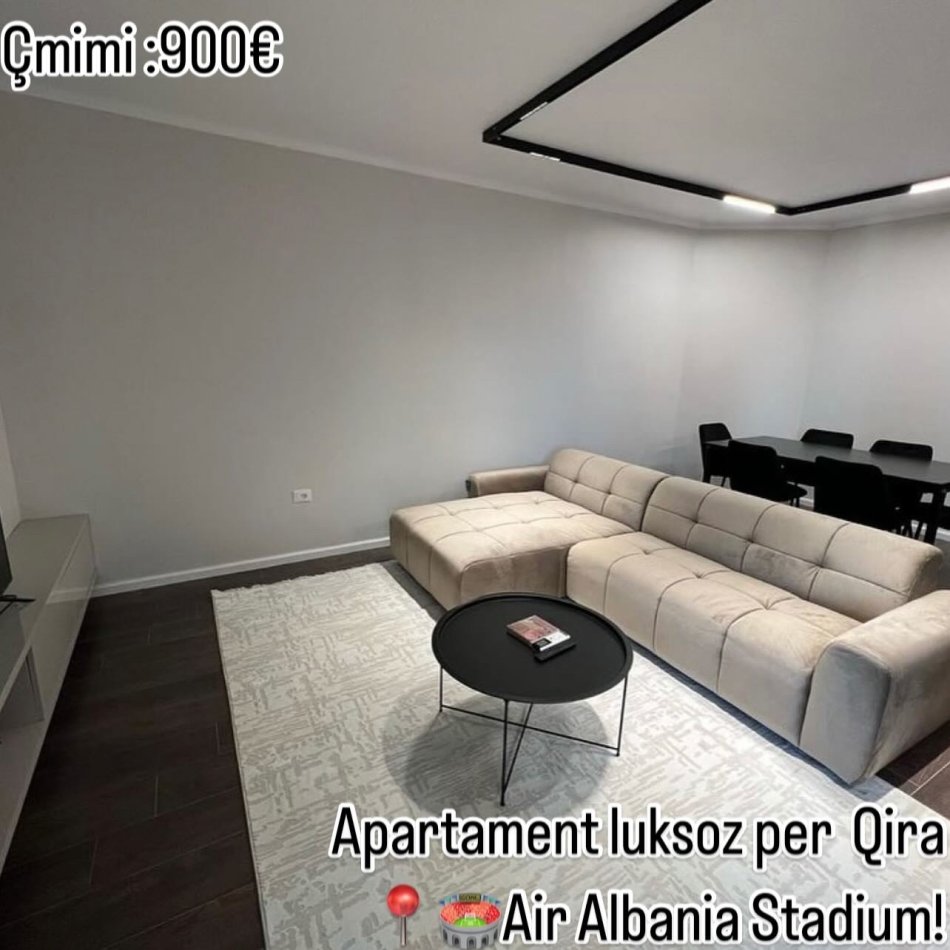 Tirane, jepet me qera apartament 1+1 Kati 9, 900 € (Air Albania Stadium)